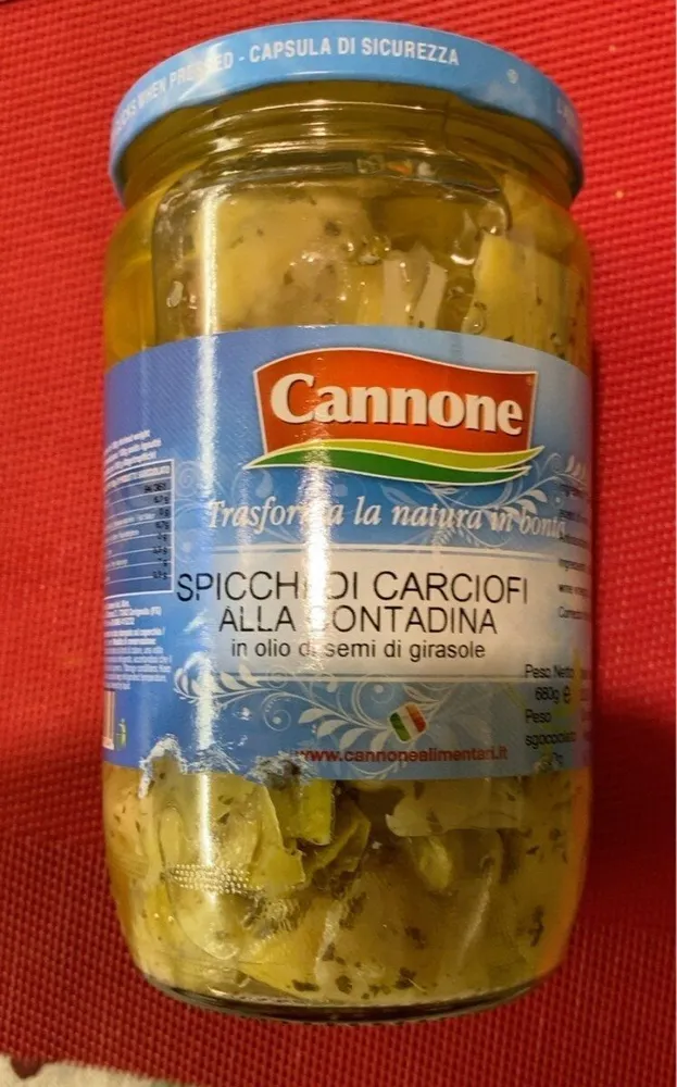 Carciofi in olio di girasole