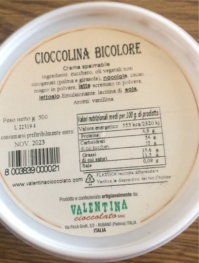 Cioccolina Bicolore