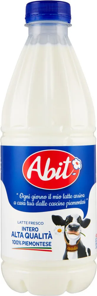 Latte fresco intero alta qualità piemontese