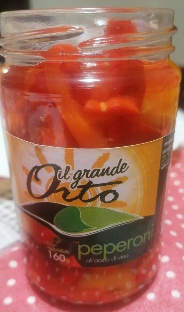 Peperoni all'aceto di vino