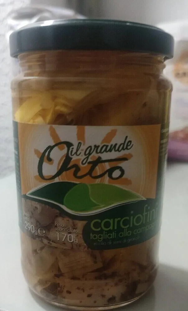 Carciofini tagliati in olio di girasole