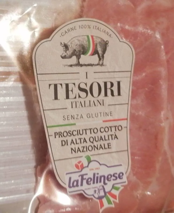 Prosciutto cotto di alta qualità nazionale