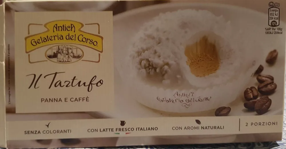 Il tartufo panna e caffè