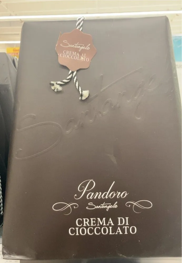 Pandoro crema di cioccolato