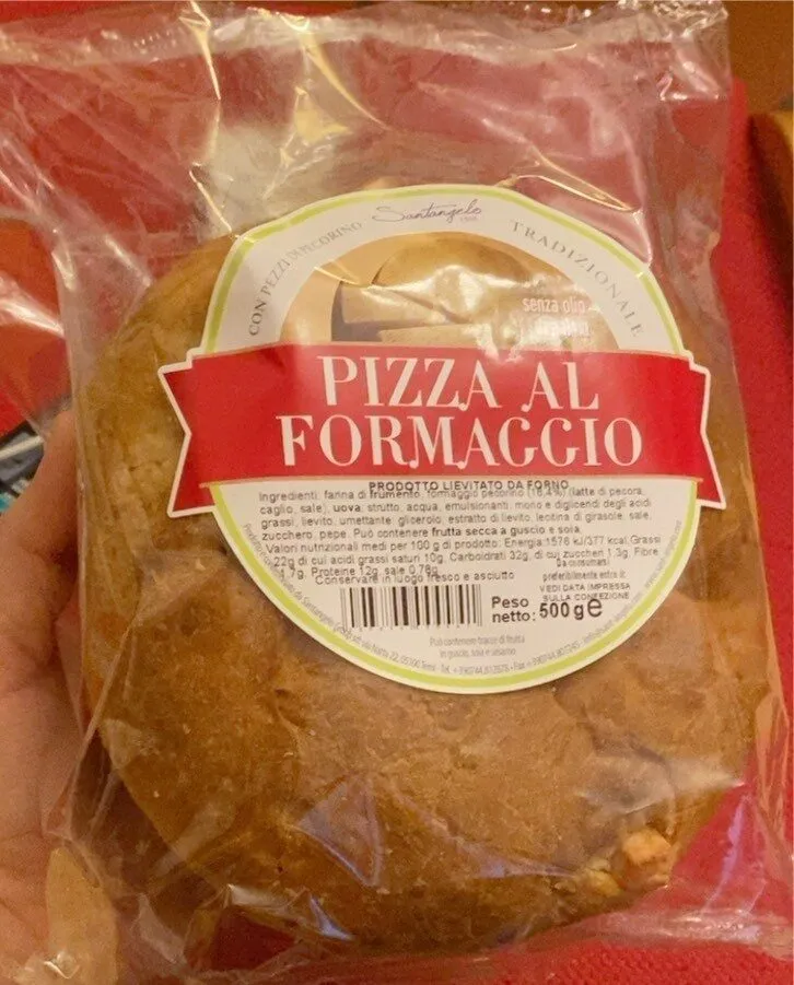 Pizza al formaggio