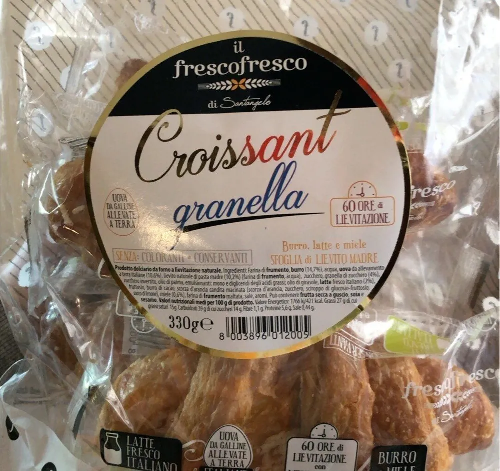 Croissant granella
