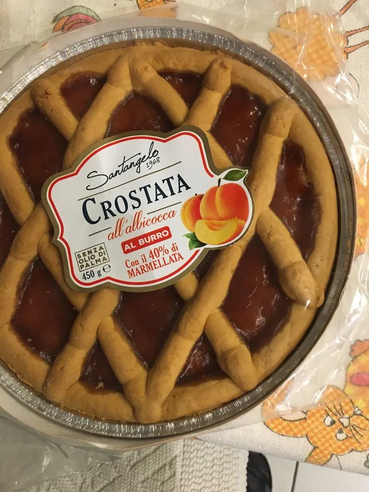 Crostata artigianale all'albicocca