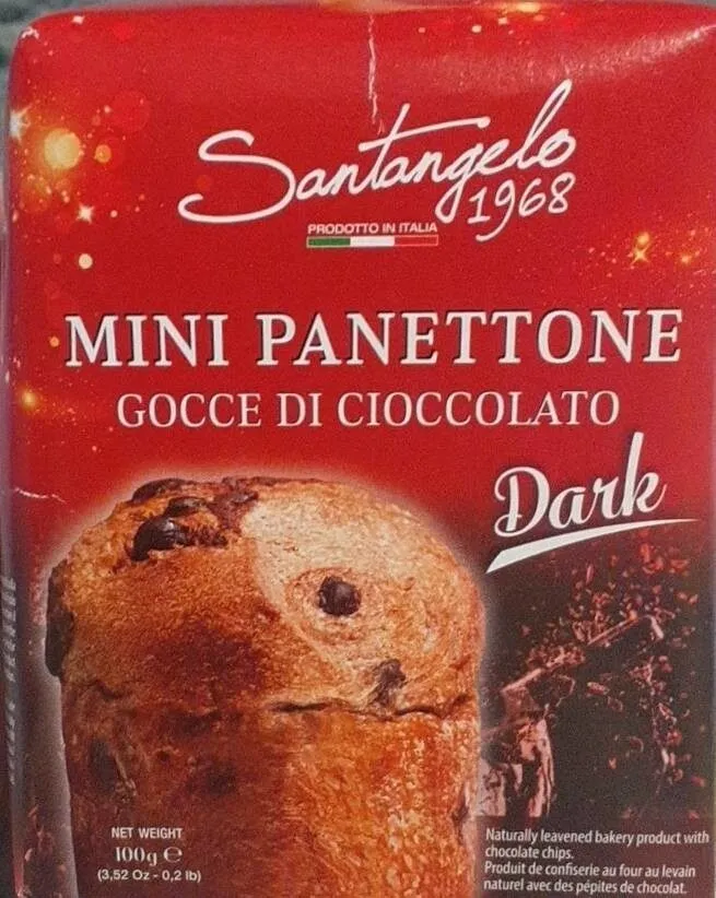 Mini Panettone Gocce di Cioccolato Dark