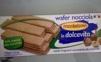 Wafer alla nocciola