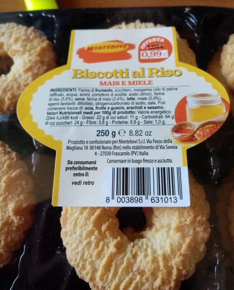 Biscotti al riso