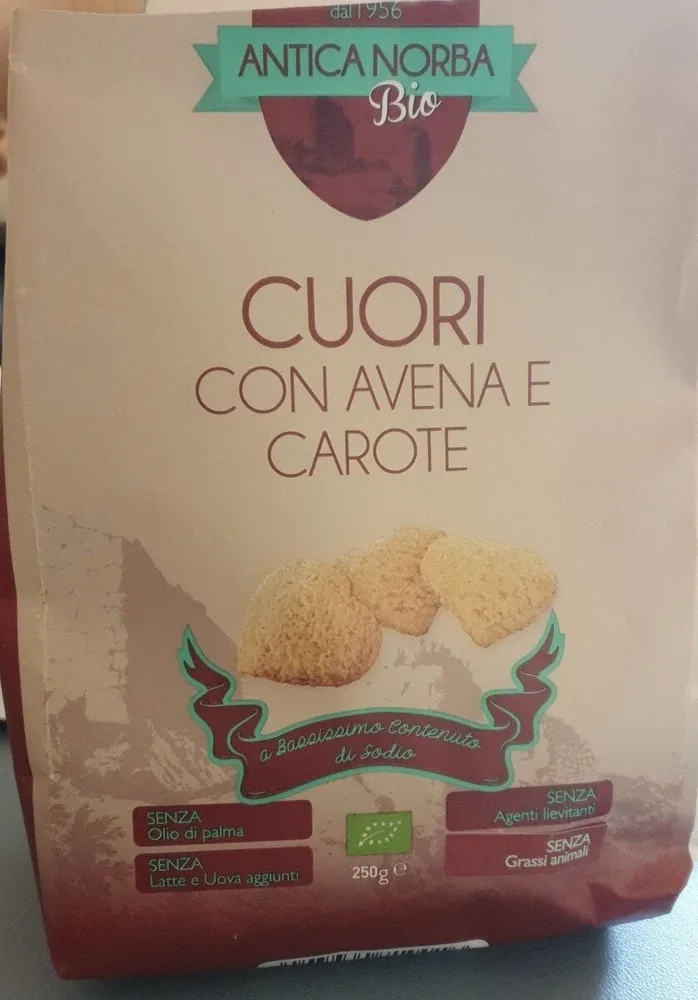 Cuori con avena e carote