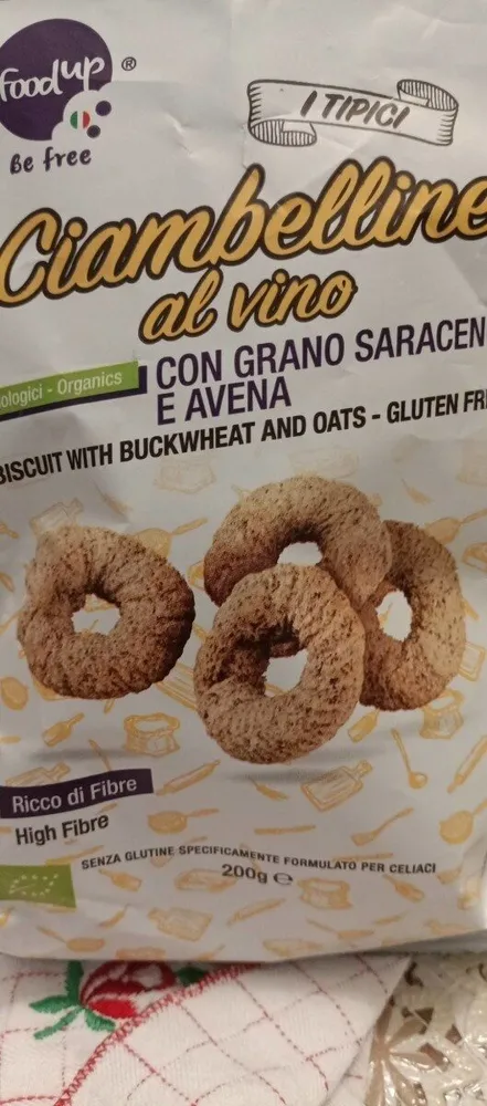 Ciambelline bio al vino con grano saraceno e avena