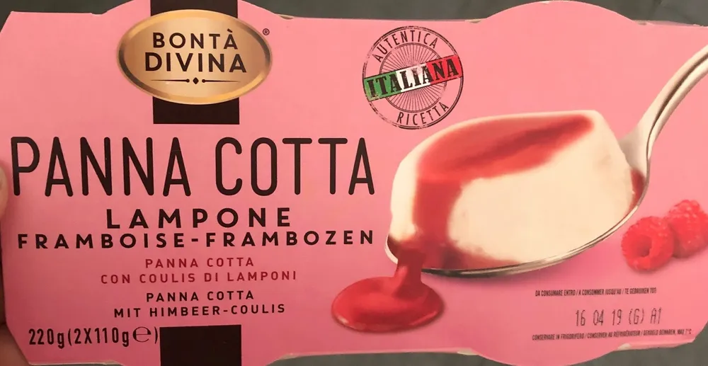 Panna cotta framboise