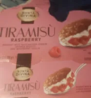 Tiramisu raspberry dessert