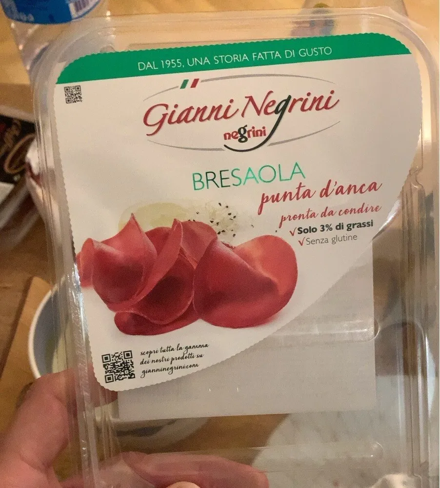 Bresaola affettata
