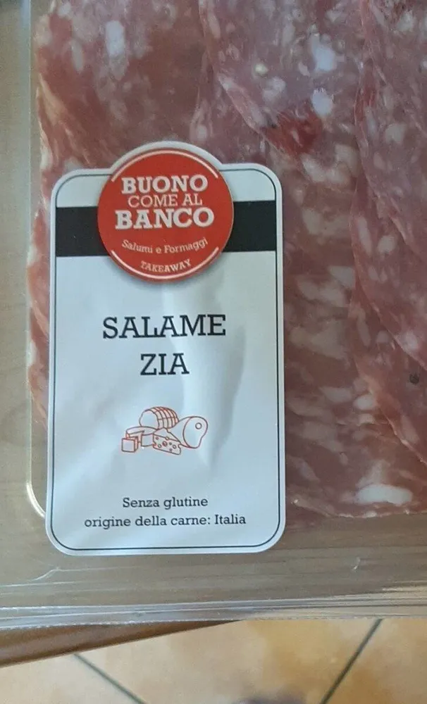 Salame zia affettato buono come al banco