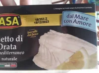 Filetto di Orata del mediterraneo al naturale
