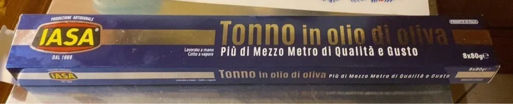 TONNO IN OLIO DI OLIVA