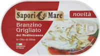 Branzino grigliato del mediterraneo in olio di oliva
