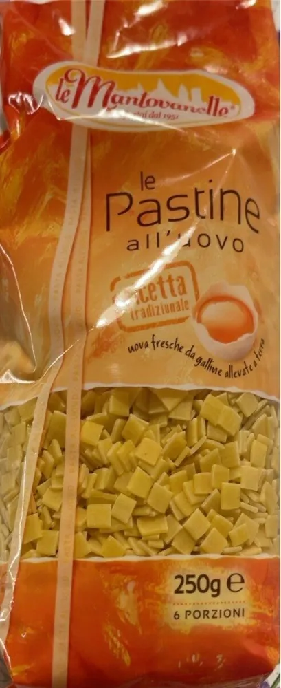 Le pastine all’uovo