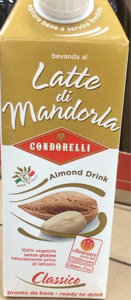 Bevanda al latte di mandorla