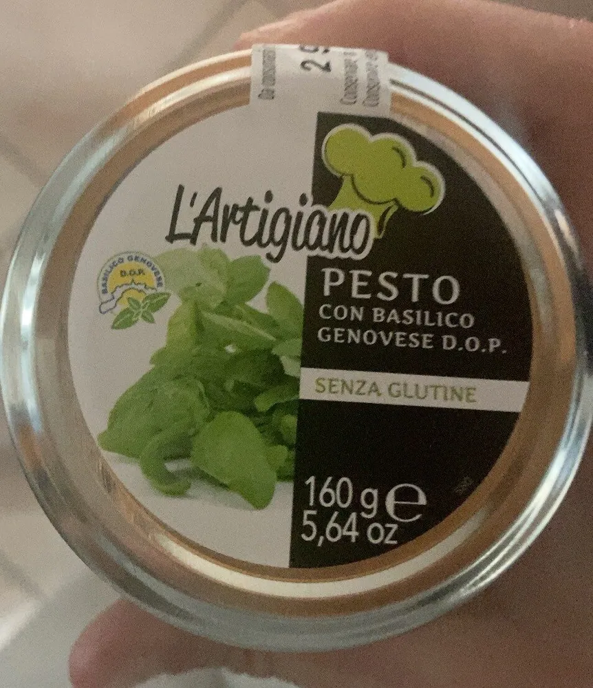 PESTO CON BASILICO GENOVESE D.O.P.