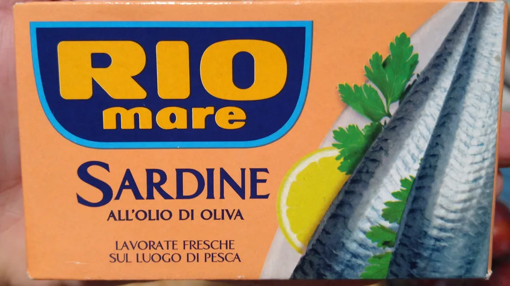 Sardine all'olio di oliva