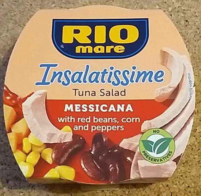Rio mare salatuna mexico style with red beans, corn and peppers