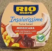 Rio mare salatuna mexico style with red beans, corn and peppers