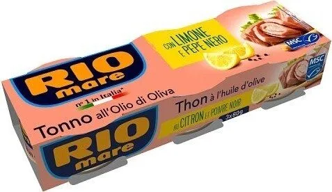 Tuna in Olive Oil with Lemon
