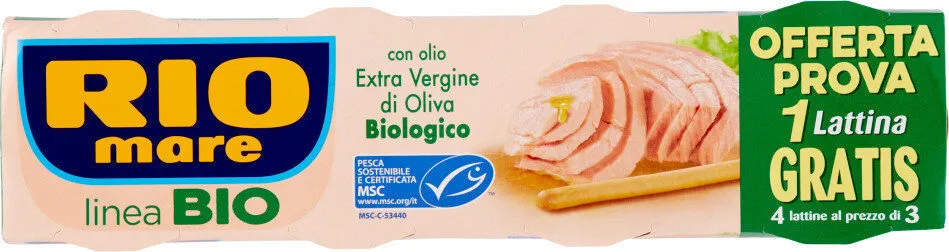 Linea bio con olio extra vergine di oliva biologico