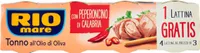 Tonno all'olio di oliva con peperoncino di calabria