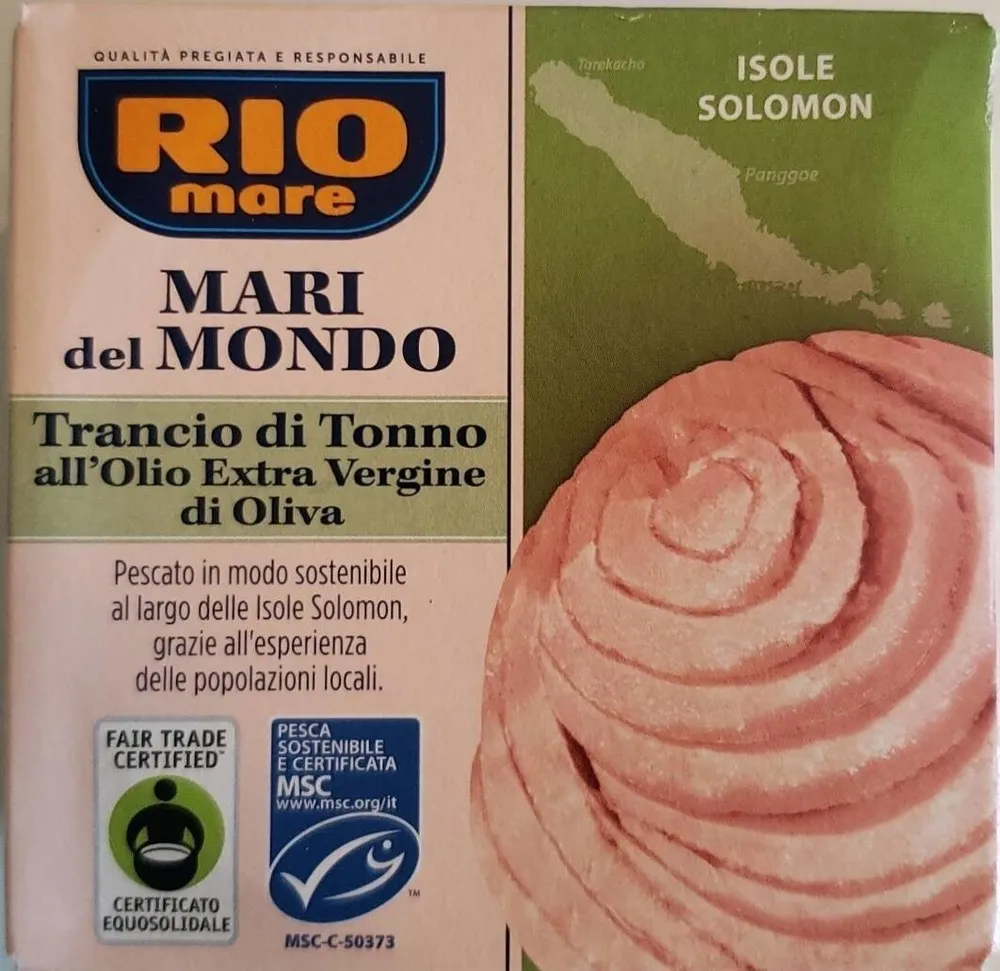 Trancio di tonno all'olio extra vergine di oliva