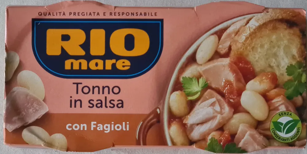 Tonno in salsa con Fagioli