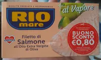 Filetto di salmone all'olio extra vergine di oliva al vapore