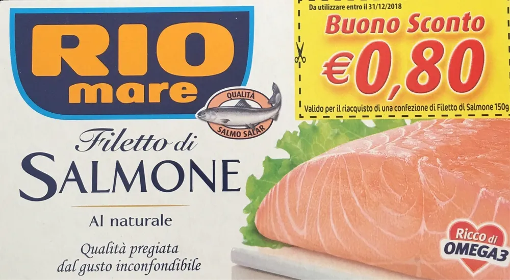 Filetto di salmone al naturale