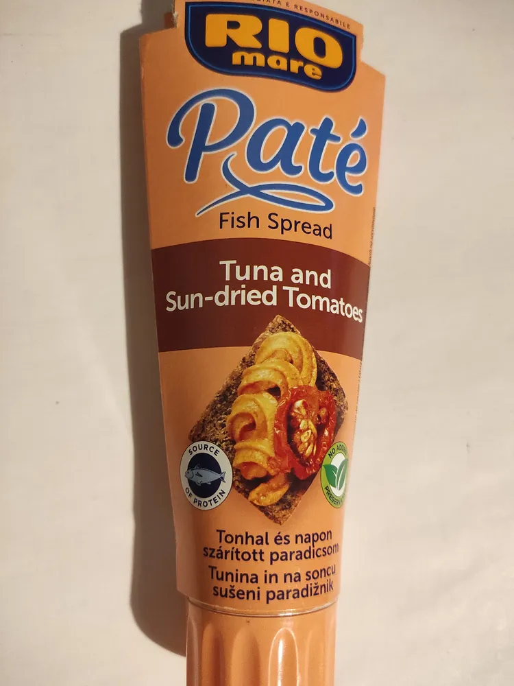 Pate tuna and sun dried tomatos