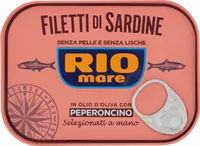Filetti di sardine in olio d'oliva con peperoncino