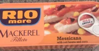 Mackerel Fillets Messicana with red beans and corn