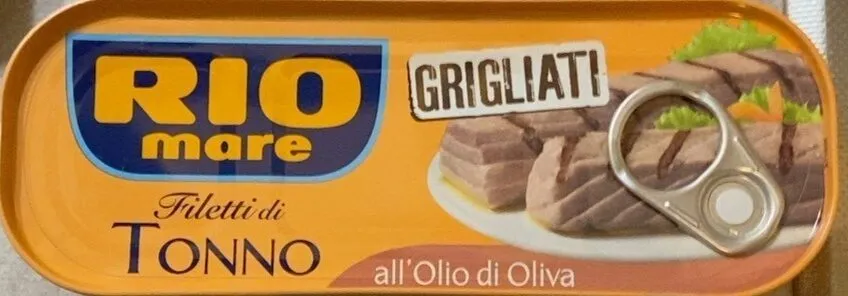 Filetti tonno grigliati olio d’oliva