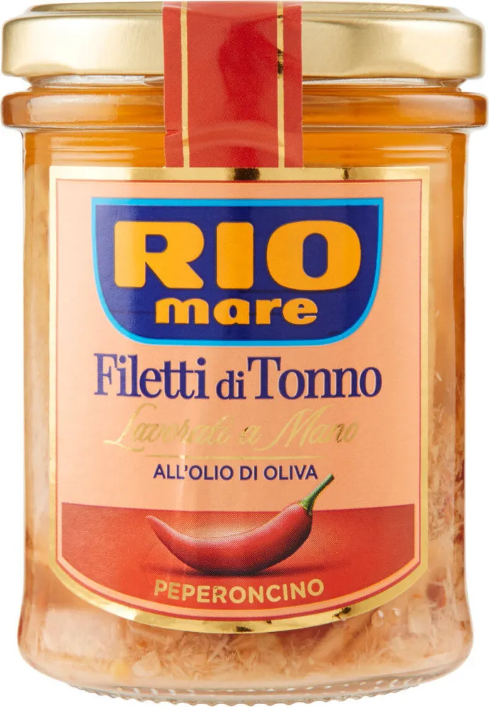 Filetti di tonno all'olio di oliva peperoncino
