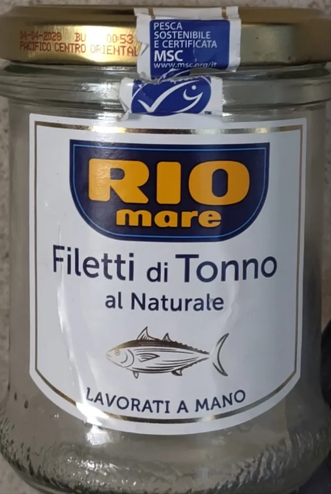 Filetto di tonno al naturale
