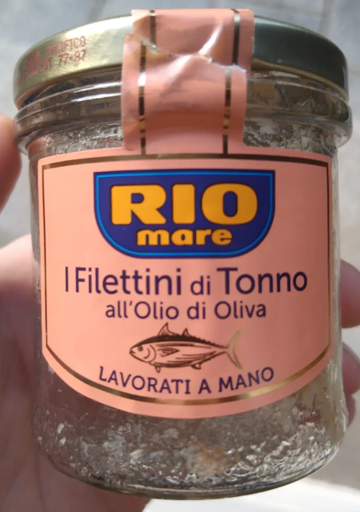 Filetti di tonno all'olio di oliva
