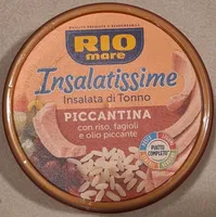 Insalata di Tonno Piccantina con riso, fagioli e olio piccante