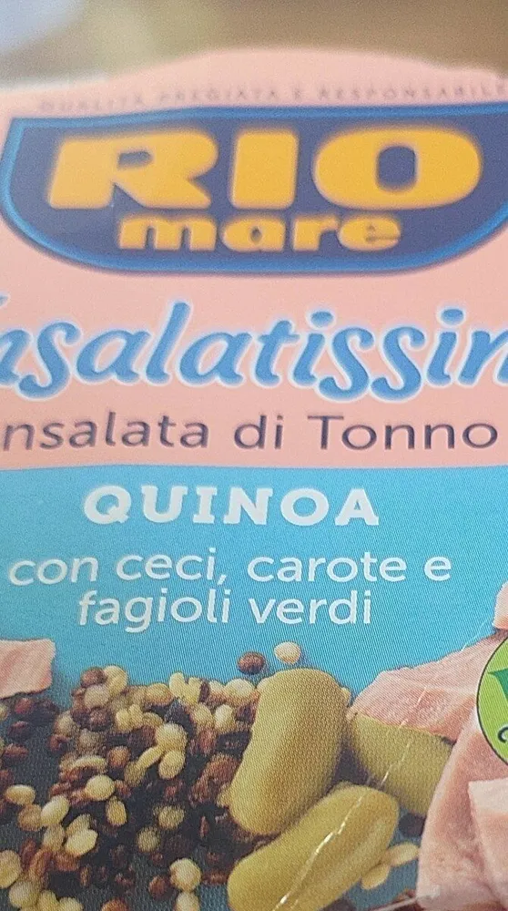Insalatissime Insalata di Tonno Quinoa con ceci, carote e fagioli verdi