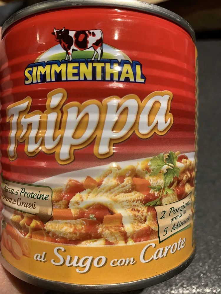 Trippa al sugo con carote