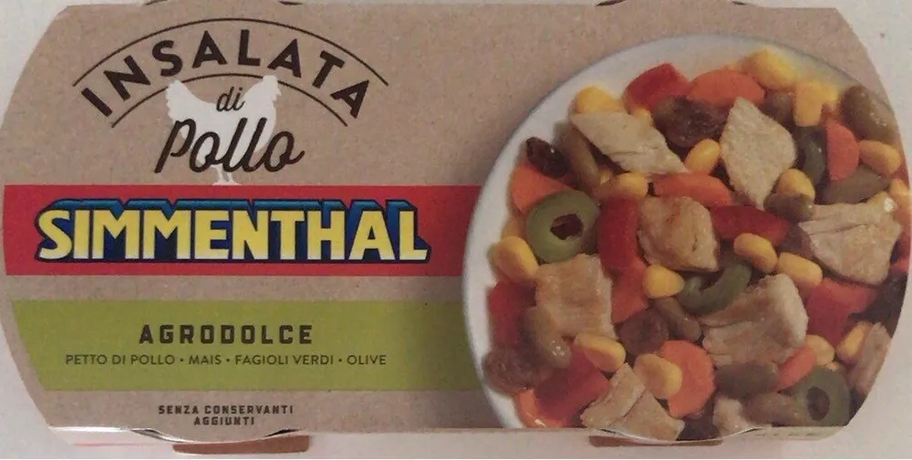 Insalata di pollo agrodolce