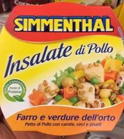 Insalate di Pollo Farro e verdure dell'orto
