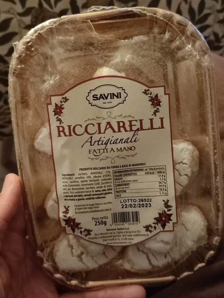 Ricciarelli artigianali