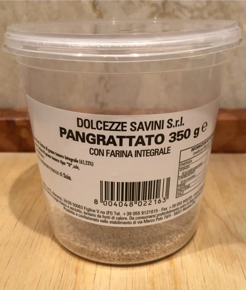 Pangrattato con farina integrale